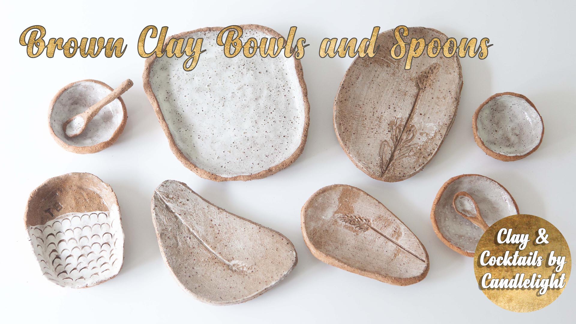 BrownclayBowlsspoons