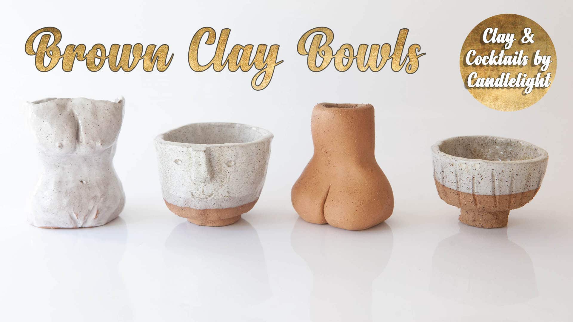 Pottery Class - Brown Clay Bowls